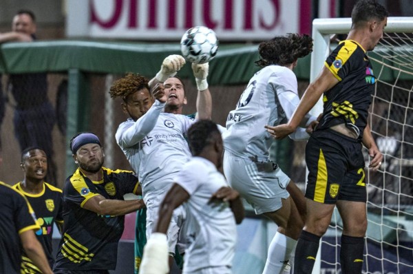 Juan Carlos Obregón sigue encendido y marcando goles en la USL con el Hartford Athletic