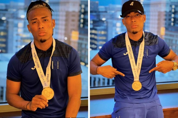 Mensajes y selfies con la medalla: así fue el festejo íntimo de Honduras tras ganar el tercer lugar en la Liga de Naciones