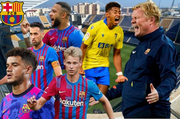 Matar o morir para Koeman: el 11 para enfrentar al Cádiz del Choco Lozano en la Liga Española ¿Y Coutinho?&nbsp;&nbsp;