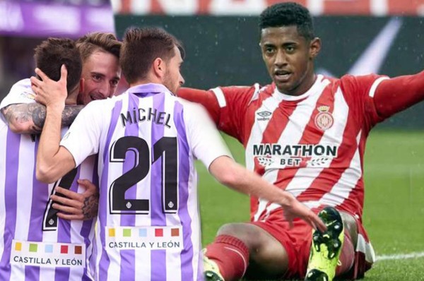 Lucha entre dos: Girona y Valladolid se pelean por no descender en la Liga Española