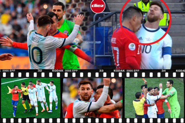 Fotos: Messi y Medel provocan fuerte pelea en el Argentina-Chile de la Copa América
