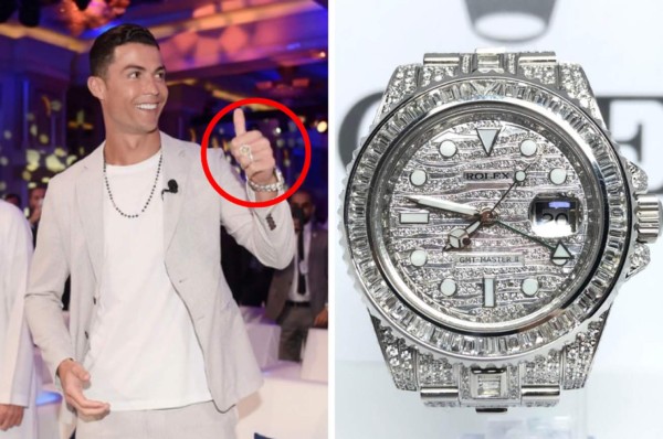 Cristiano Ronaldo y su lujoso reloj valorado en 485 mil dólares que lució en Dubai