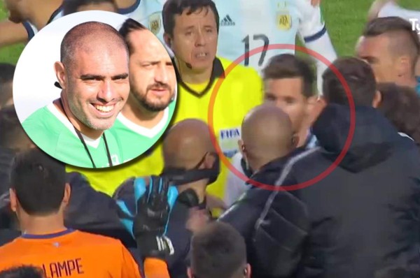La reacción del preparador físico de Bolivia tras su cruce con Messi: ''Lo admiro tanto que mi hijo...''