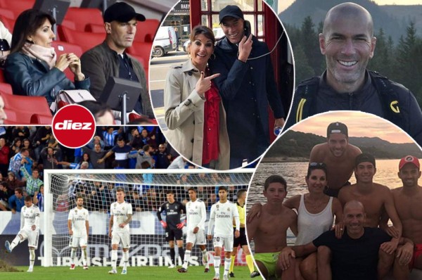 ¡De lo más lindo! Así la vive Zidane mientras el Real Madrid se hunde en crisis
