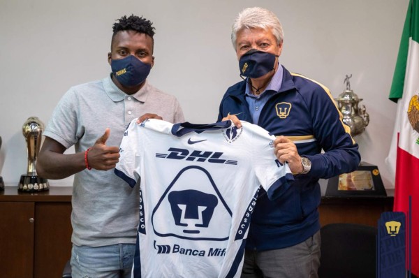 El hondureño Carlos Mejía firma contrato con Pumas Tabasco de México y usará el número 66