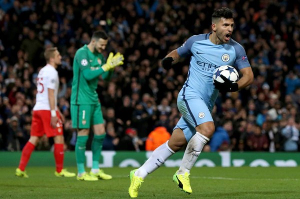 En un festival de goles, City derrota al Monaco 5-3 por octavos de Champions