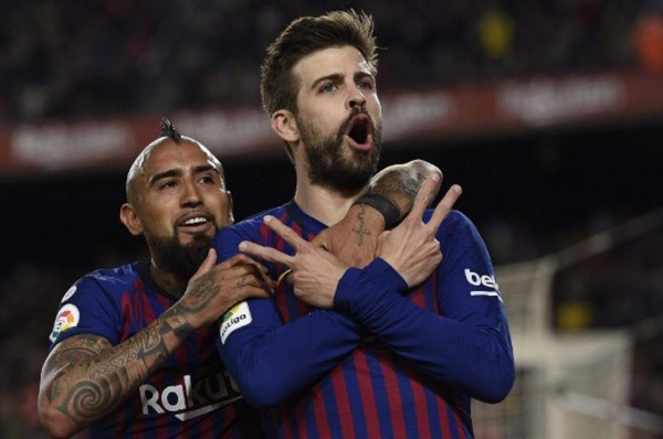 Piqué y su mensaje al Real Madrid tras vencer al Rayo en el Camp Nou