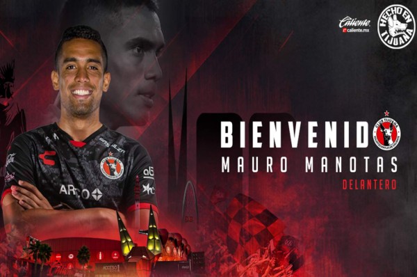Mauro Manotas es nuevo fichaje de los Xolos de Tijuana de la Liga MX