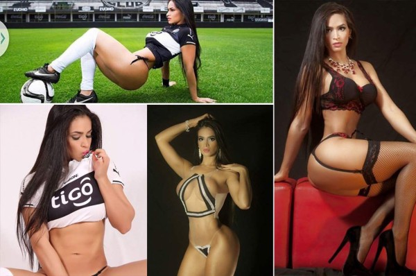 Conoce Andrea Araujo, la explosiva novia del Olimpia de Paraguay