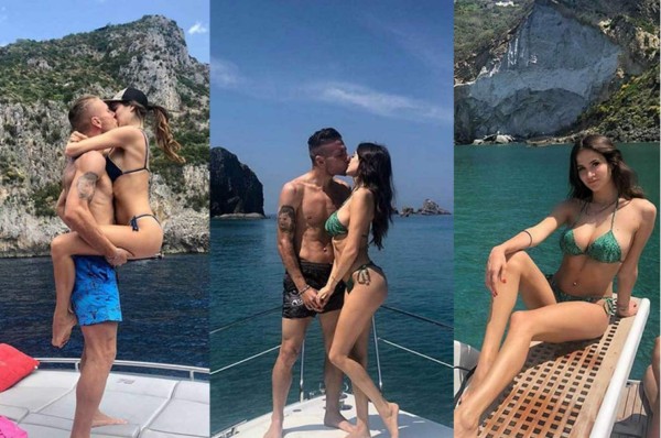 Las picantes vacaciones de Ciro Immobile y su espectacular esposa Jessica Melena