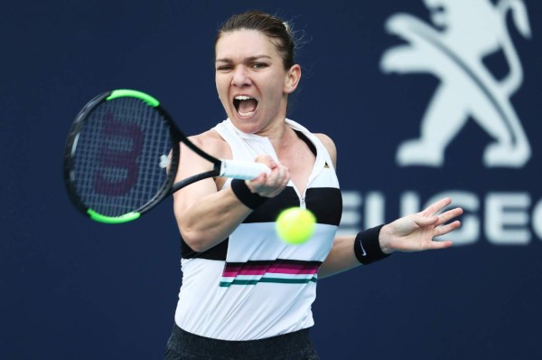 Simona Halep a un triunfo en Miami para ser la número uno del mundo