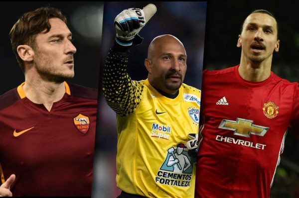 TOP 30: Los futbolistas veteranos más famosos de la actualidad