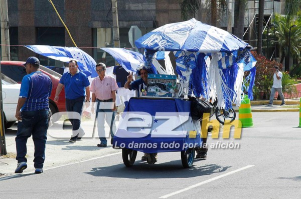 Así luce San Pedro Sula a horas previas de Honduras - Costa Rica