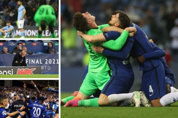 No se vio en TV: Pep Guardiola, abatido, las lágrimas del 'Kun' Agüero y la locura del Chelsea