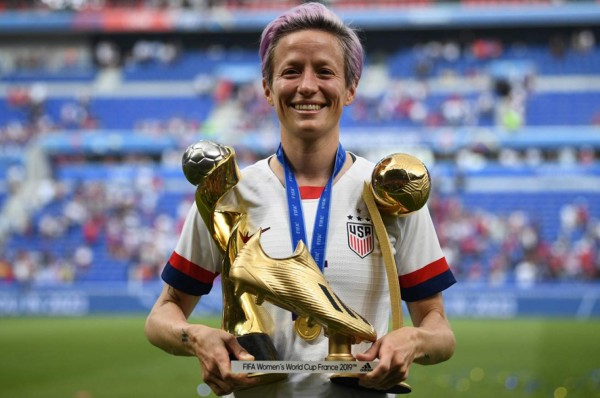 Megan Rapinoe, mejor jugadora y máxima goleadora del Mundial que advirtió no irá a la Casa Blanca