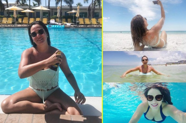 La periodista hondureña Carmen Boquín calienta el verano