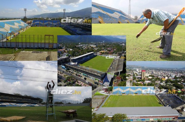 Así avanzan trabajos de remodelación de estadio Morazán para eliminatoria