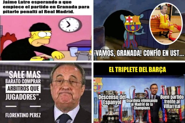 Barcelona y el VAR, víctimas de los memes tras el triunfo del Real Madrid contra Granada con sabor a título