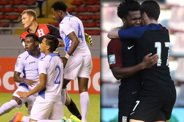 Honduras y Estados Unidos se disputarán el título Sub-20 de Concacaf