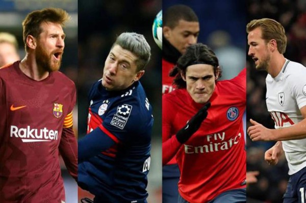 Los máximos goleadores en las ligas más importantes de Europa