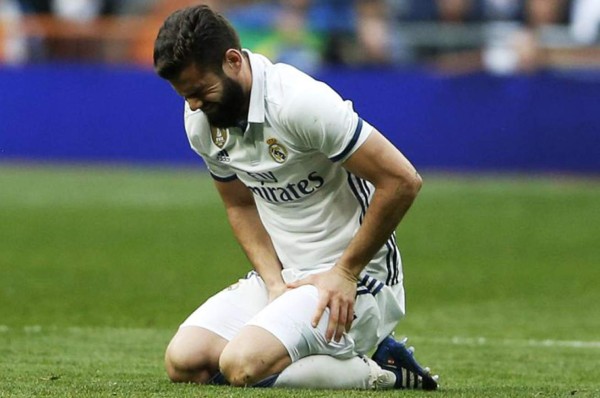 Nacho, defensor del Real Madrid será baja de dos a cuatro semanas