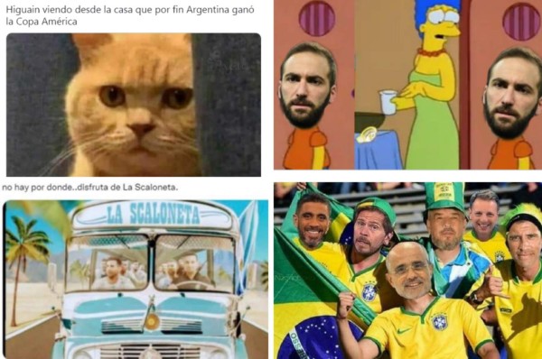 Los nuevos memes de Argentina campeón de la Copa América tienen una víctima más: Higuaín; no se olvidan de Messi y Neymar