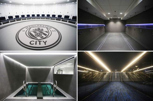 El nuevo, lujoso y espectacular camerino del Etihad Stadium del Manchester City