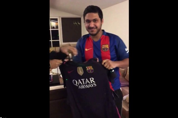 VIDEO: Sergio Ramos 'participa' en broma a aficionado del Barcelona