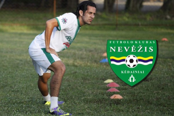 ¡A Lituania! Delantero hondureño Randy Diamond se muda al fútbol lituano