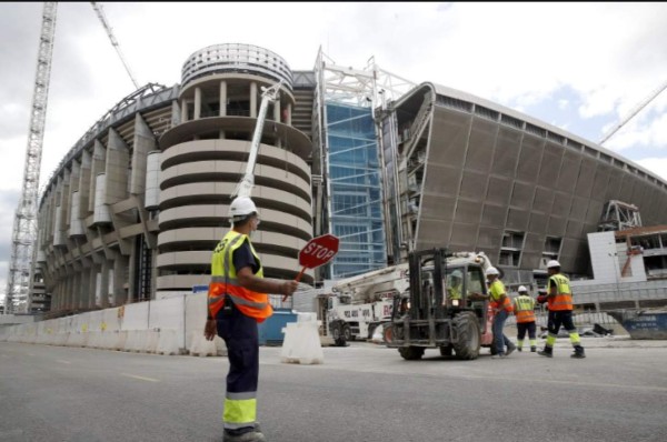 Va cogiendo forma a ritmo imparable: Las nuevas imágenes de la remodelación del Bernabéu