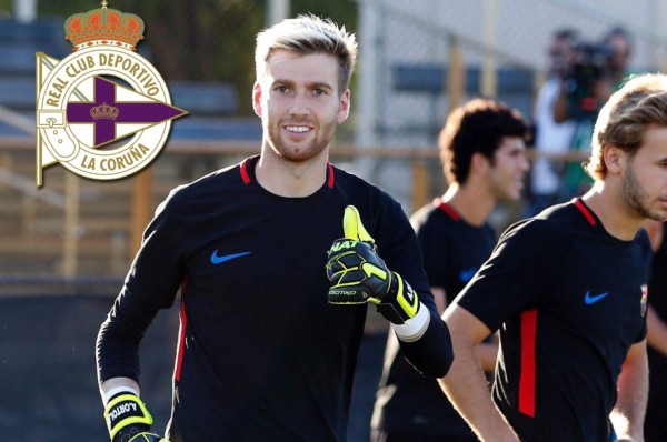Adrián Ortolá, tercer portero del Barcelona es cedido al Deportivo la Coruña