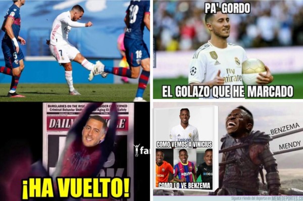 Los memes hacen pedazos a Hazard y Vinicius a pesar de la goleada del Real Madrid