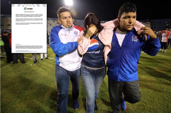 Liga Española dispuesta a colaborar con Liga Nacional en materia de seguridad en los estadios