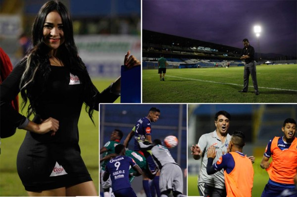 Chicas sexys, lágrimas y un juego rudo; lo que no se vio del Marathón vs Motagua