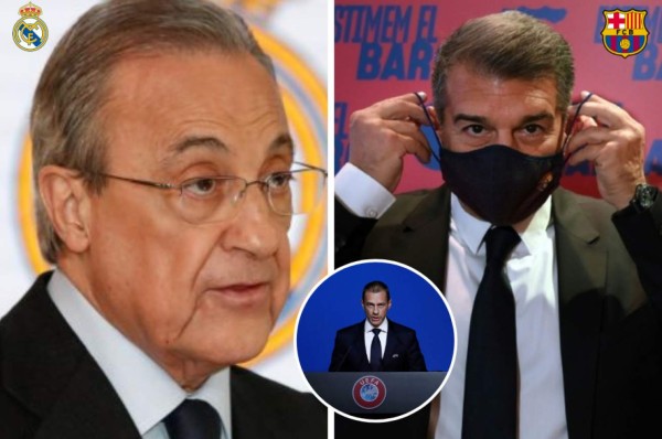 La dura respuesta del Real Madrid y Barcelona a la UEFA tras sus amenazas por la Superliga: 'Esto es inaceptable'