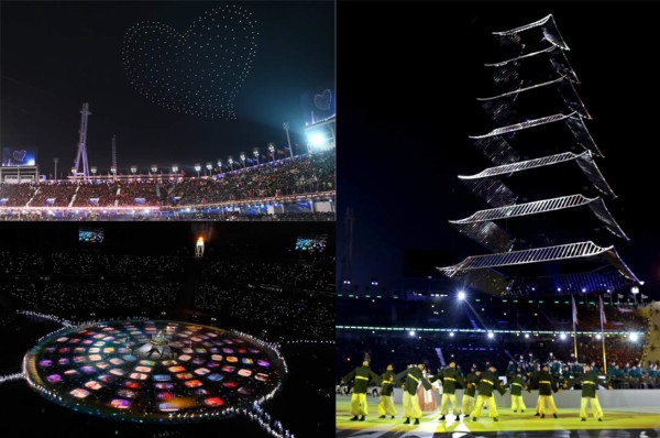 Las mejores imágenes de la ceremonia de clausura de los Juegos Olímpicos de Invierno