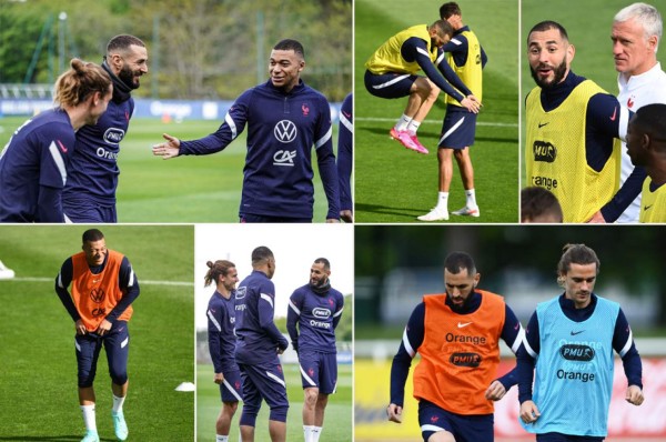 Mbappé se parte de la risa y las imágenes del brutal tridente que ponen a temblar a la Euro