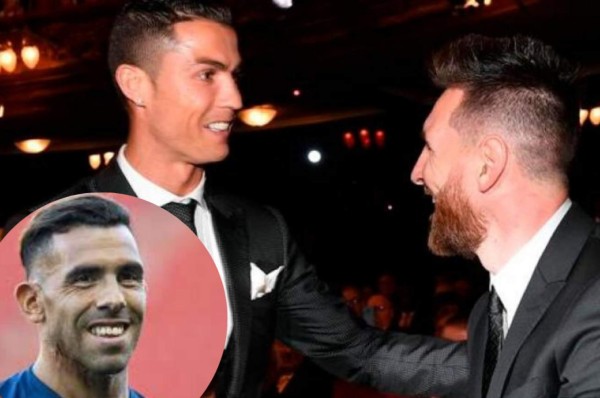 Carlos Tévez: 'Cristiano Ronaldo se esforzó en ser quién es, Messi es natural'&nbsp;&nbsp;