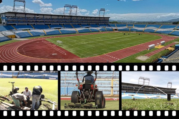 ¡Como mesa de billar! El Olímpico tiene una nueva cara para recibir a la Selección de Honduras frente a EUA