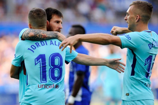 Barcelona triunfa ante el Alavés de la mano de Messi