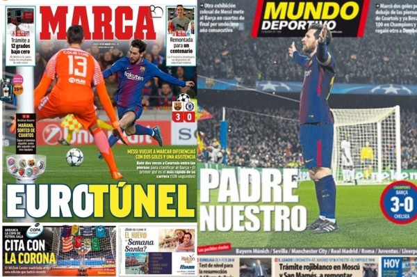 La prensa mundial se rindió ante el espectáculo brindado por Leo Messi