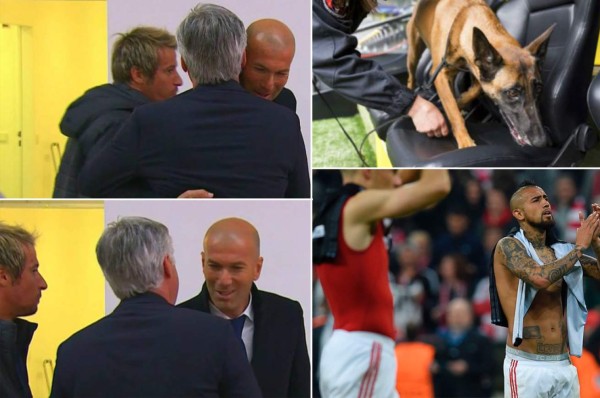 Las imágenes que no se vieron por TV: El frío saludo de Zidane y Ancelotti al final