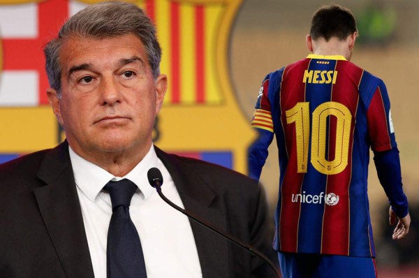 Contundente: Laporta habla sobre la situación de Messi luego de quedarse sin contrato en el Barcelona