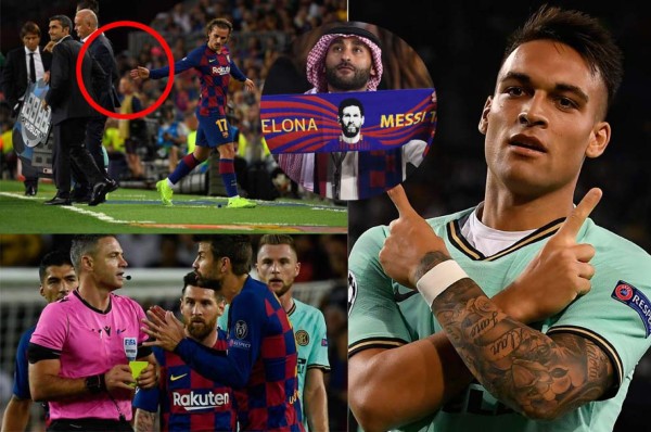 FOTOS: El reclamo de Messi, los jeques en el Camp Nou y la rara imagen entre Valverde y Griezmann