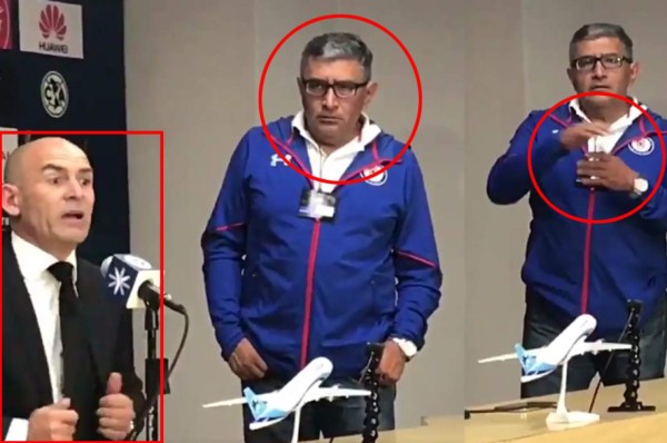 VIDEO: Entrenador de Cruz Azul explota en conferencia de prensa