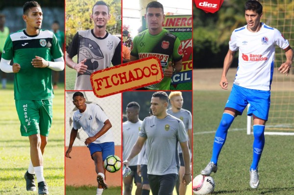 SOLO FICHAJES: Así se refuerzan los equipos de la Liga Nacional de Honduras