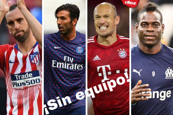 Agentes libres: Los reconocidos futbolistas que no tienen equipo...¡dos mexicanos en la lista! &nbsp;&nbsp;