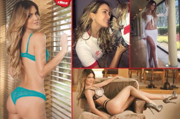 Verónica Montes, la bella actriz de Perú que festejó la clasificación al Mundial