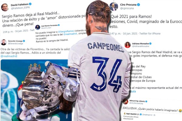 Así reaccionan los periodistas y el vacile de Mister Chip tras el adiós de Sergio Ramos del Real Madrid