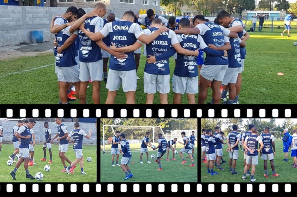 Fotos: así fue el entreno de Honduras en Guatemala con su 11 definido para el amistoso del domingo